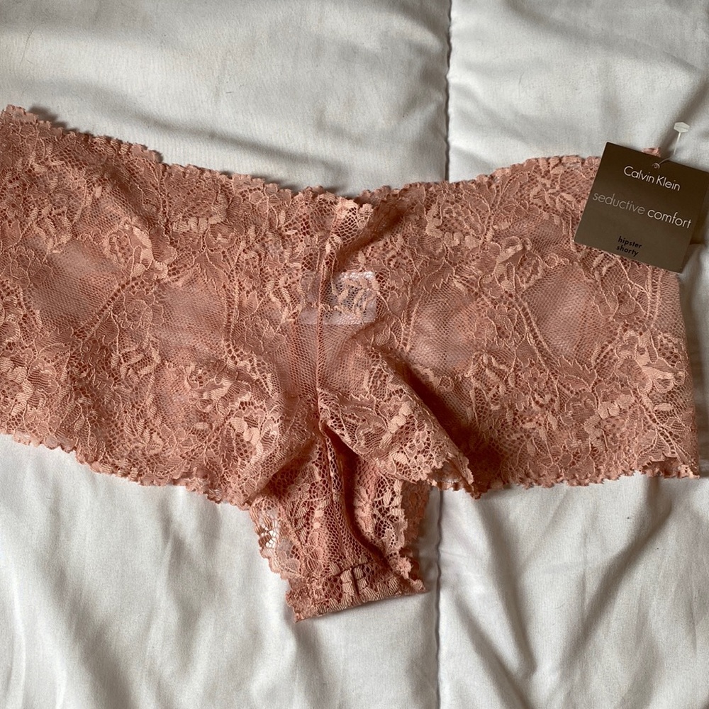 Calvin Klein Pink Lace Panties